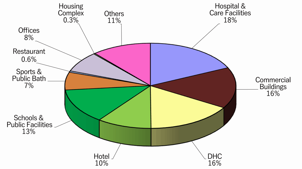 Share of Capacity by Commercial Sectors(as the end of March 2026)